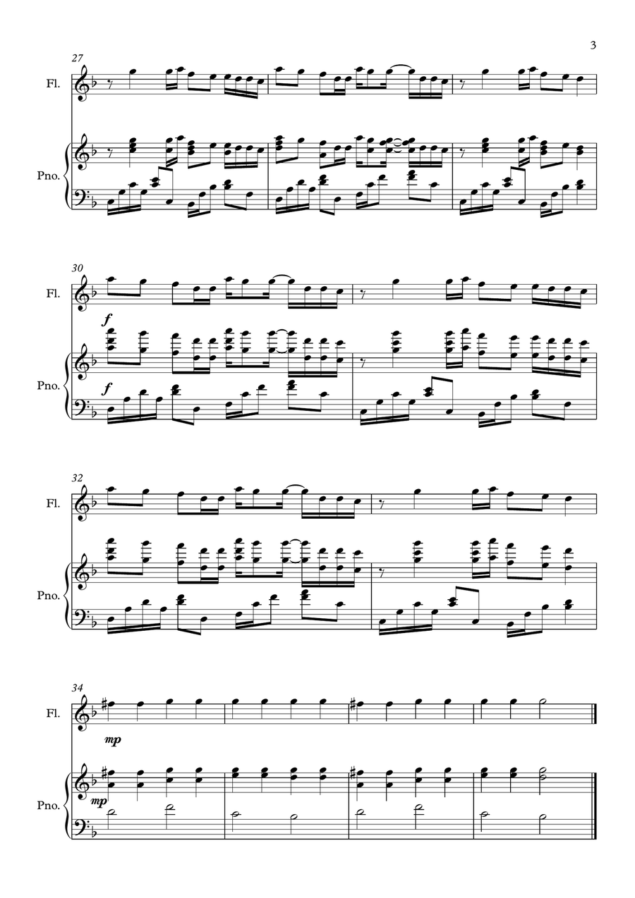 Old Town Road (Remix) Old Town Road (Remix) Flute Solo scores gallery preview page 3