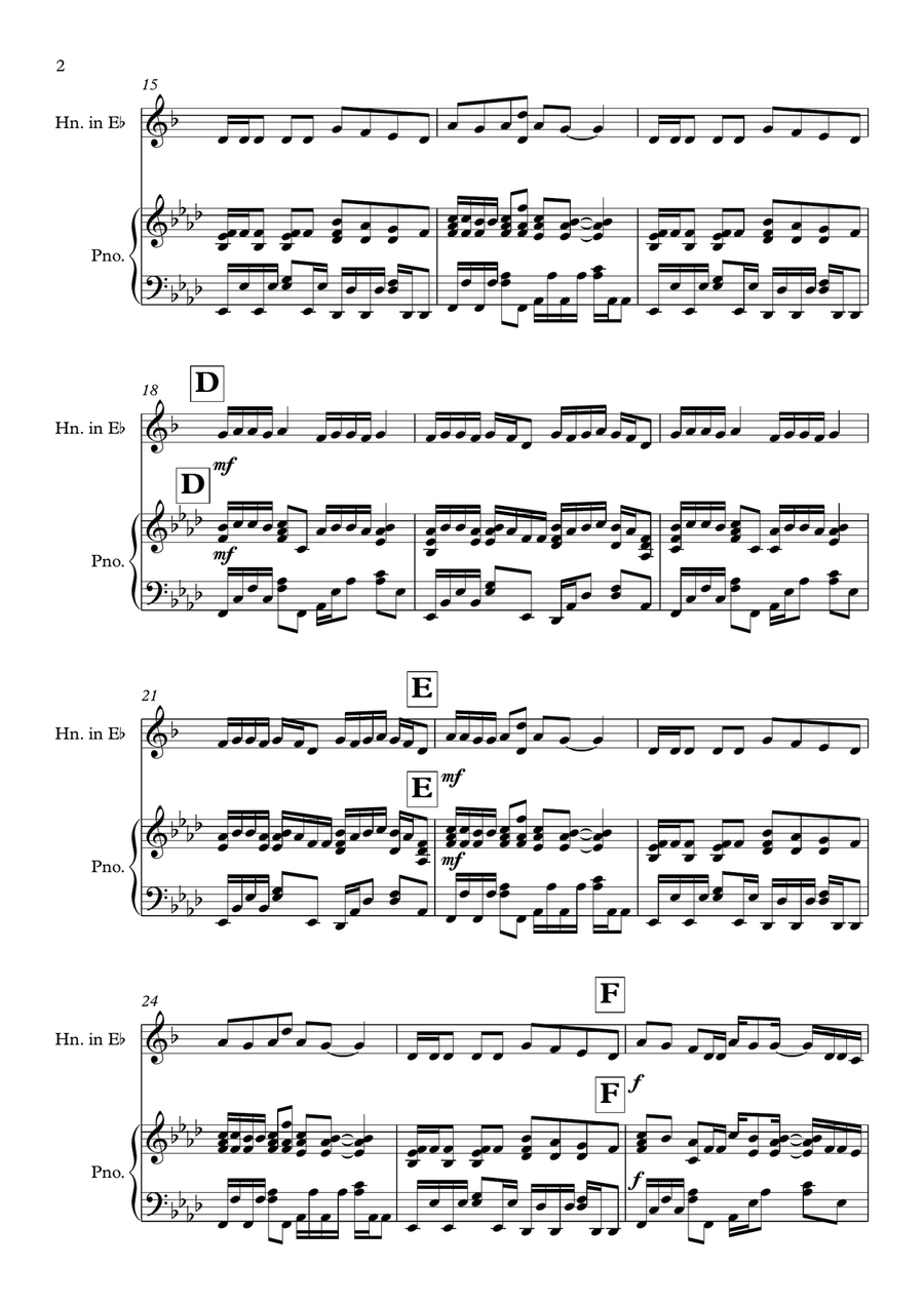 Old Town Road (Remix) Old Town Road (Remix) Horn scores gallery preview page 2