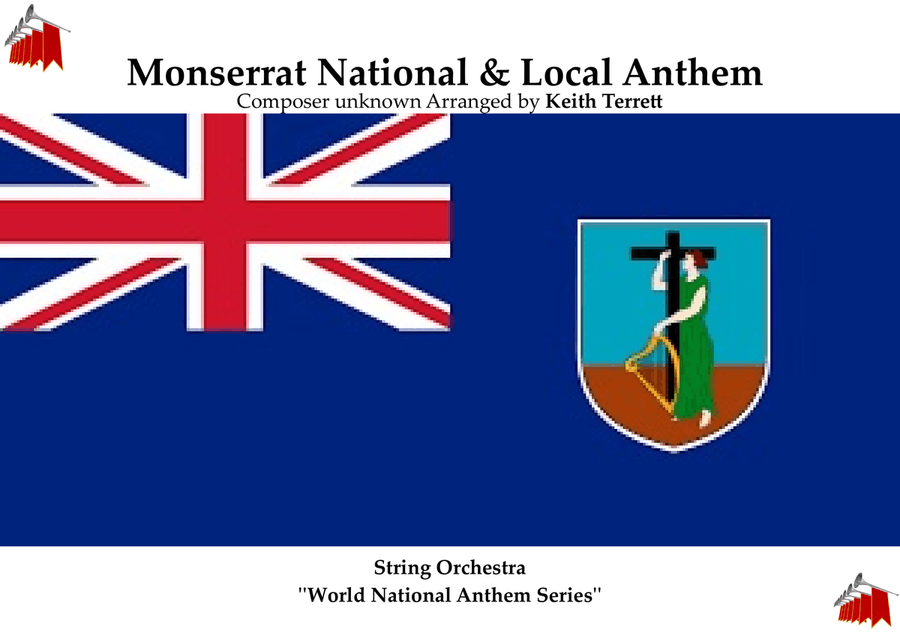 Monsterrat National & Local Anthems for String Orchestra String Orchestra scores gallery preview page 1