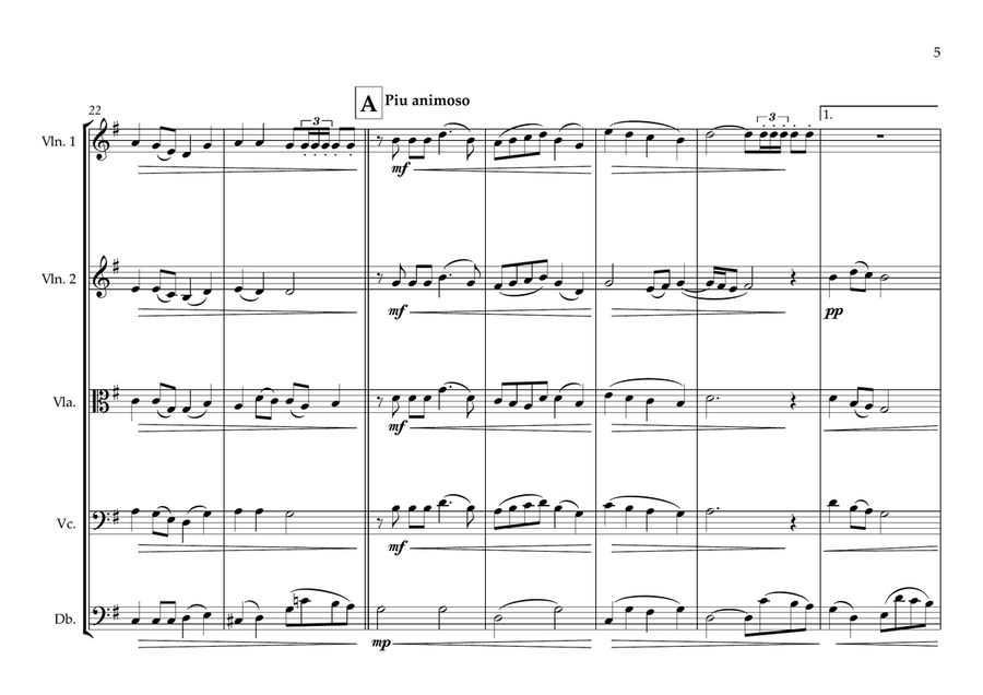 Monsterrat National & Local Anthems for String Orchestra String Orchestra scores gallery preview page 5