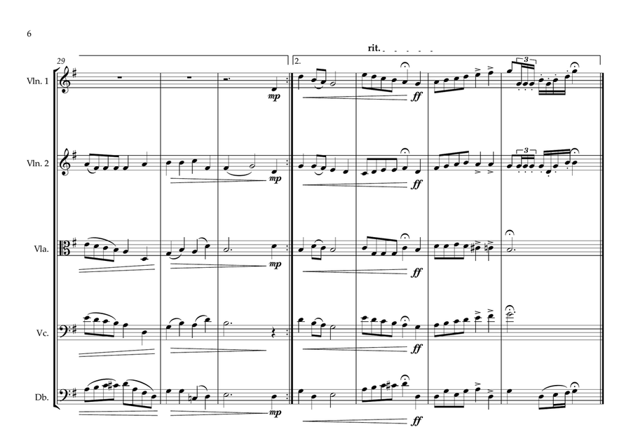 Monsterrat National & Local Anthems for String Orchestra String Orchestra scores gallery preview page 6