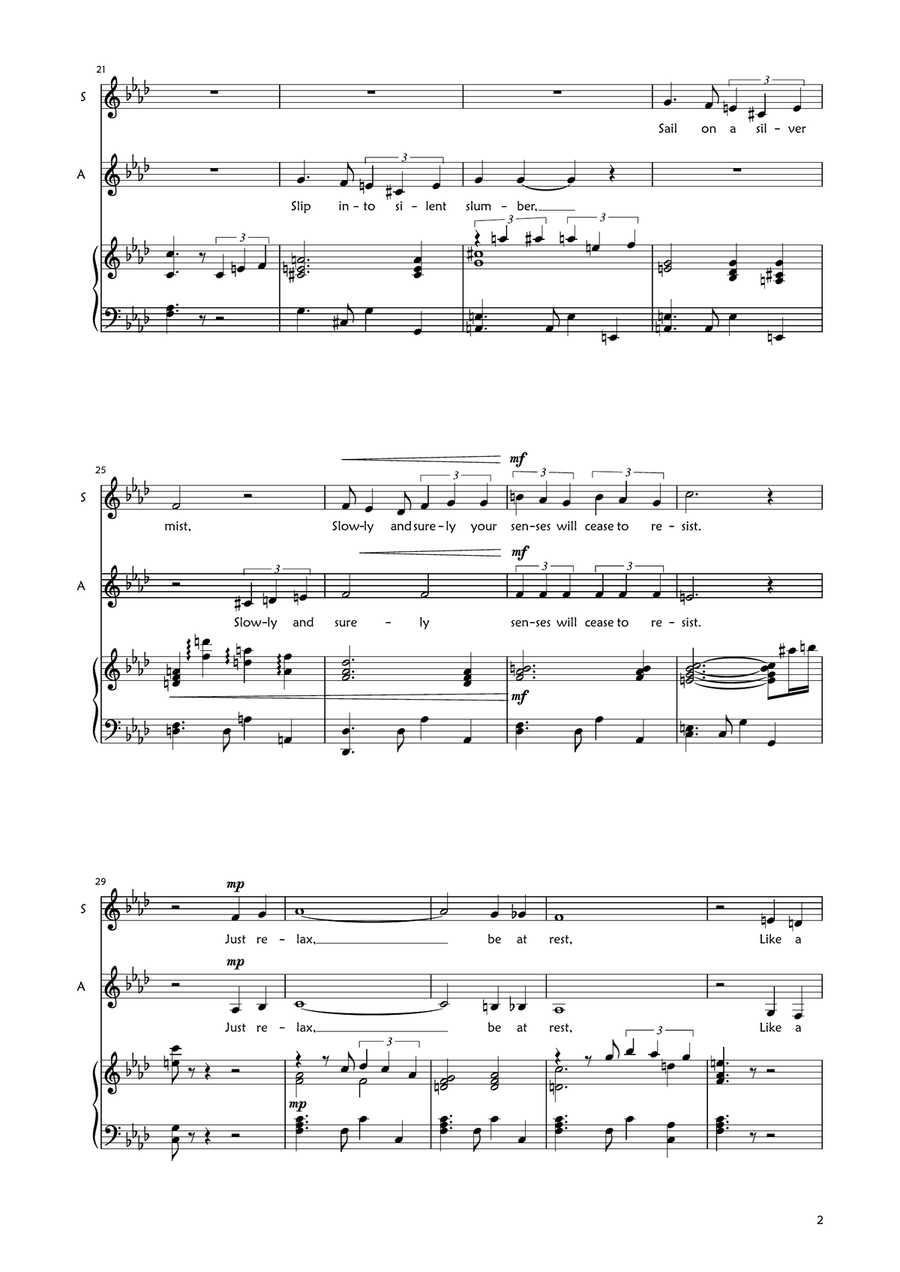 Trust In Me (The Python's Song) SA scores gallery preview page 2