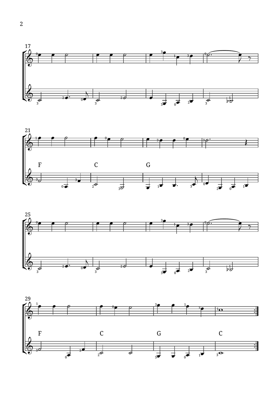 Jingle Bells Jingle Bells Acoustic Guitar scores gallery preview page 2