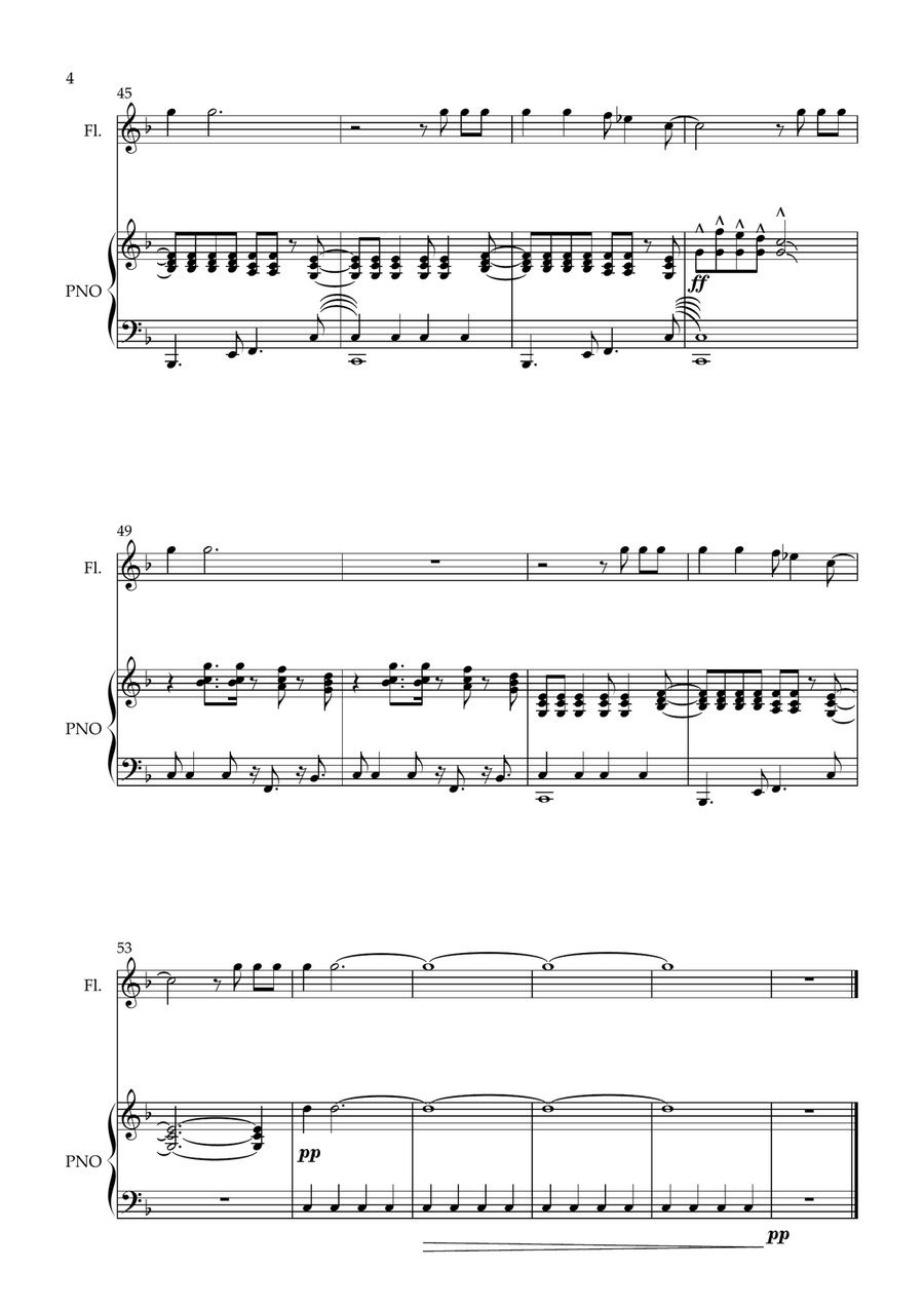 Praise You (Praise U) Praise You (Praise U) Flute Solo scores gallery preview page 4