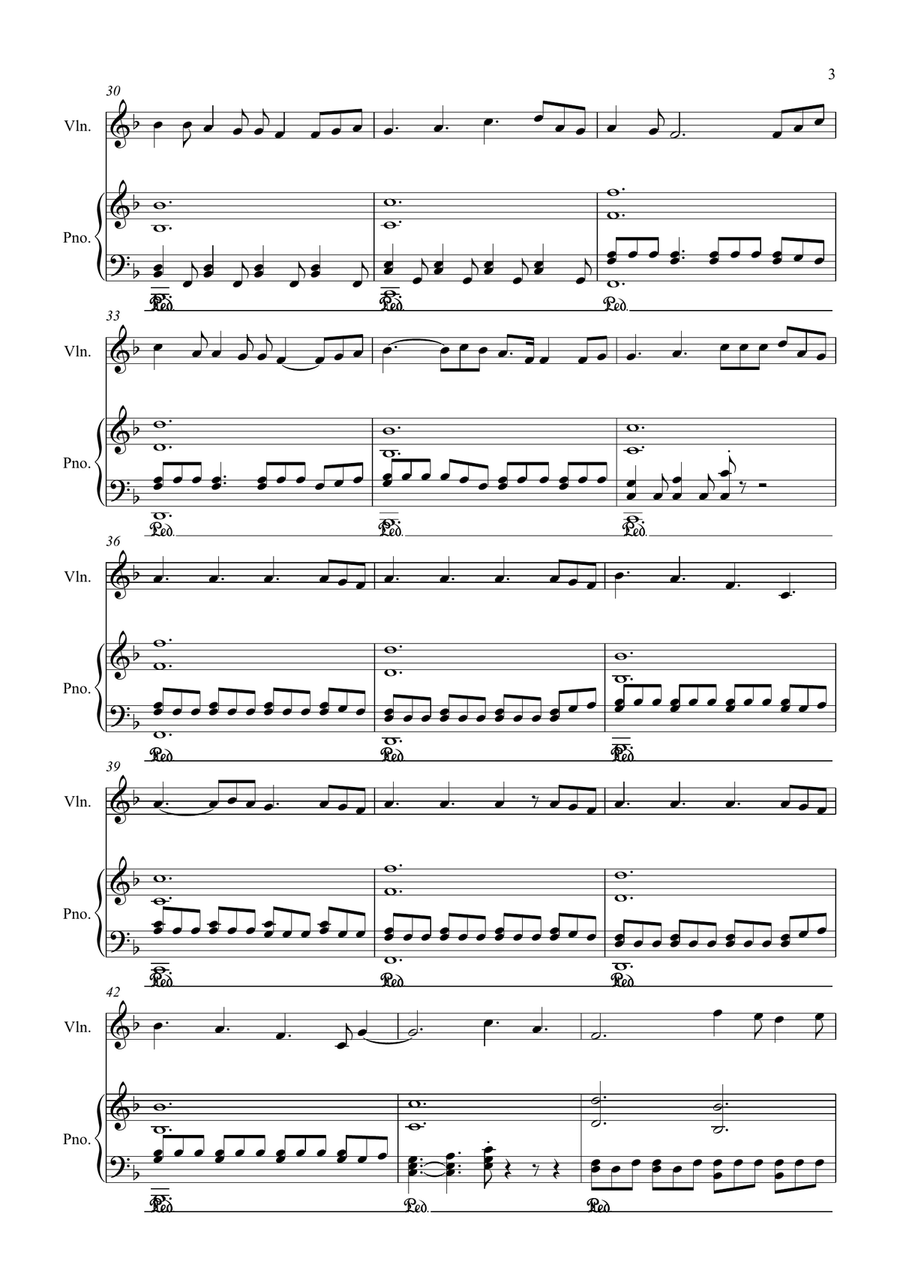 Perfect Perfect Violin Solo scores gallery preview page 3