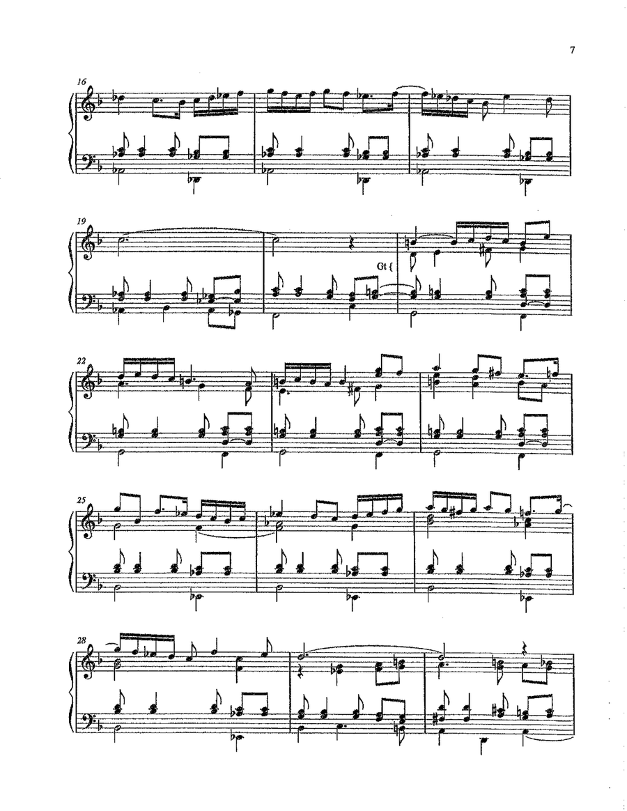 For with Thee Is the Fountain of Life Organ Solo scores gallery preview page 5