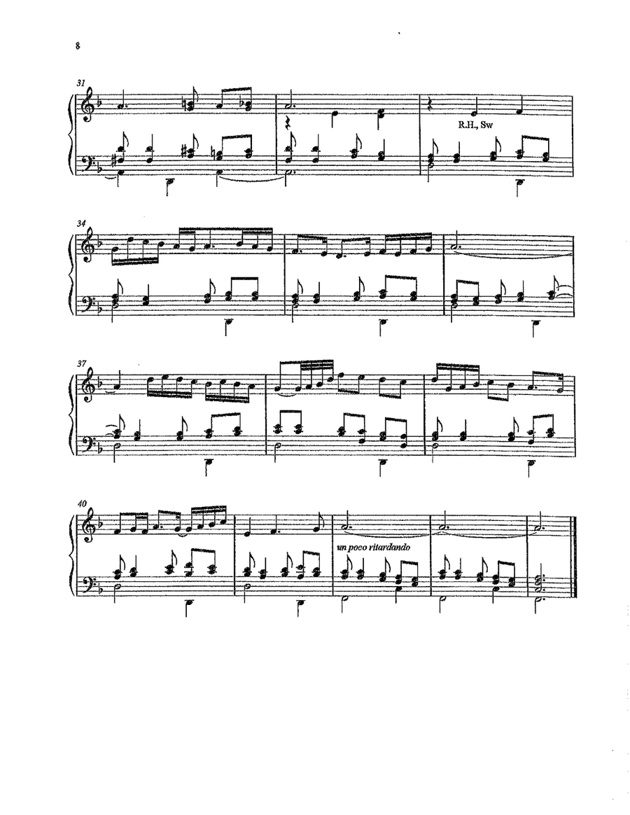 For with Thee Is the Fountain of Life Organ Solo scores gallery preview page 6