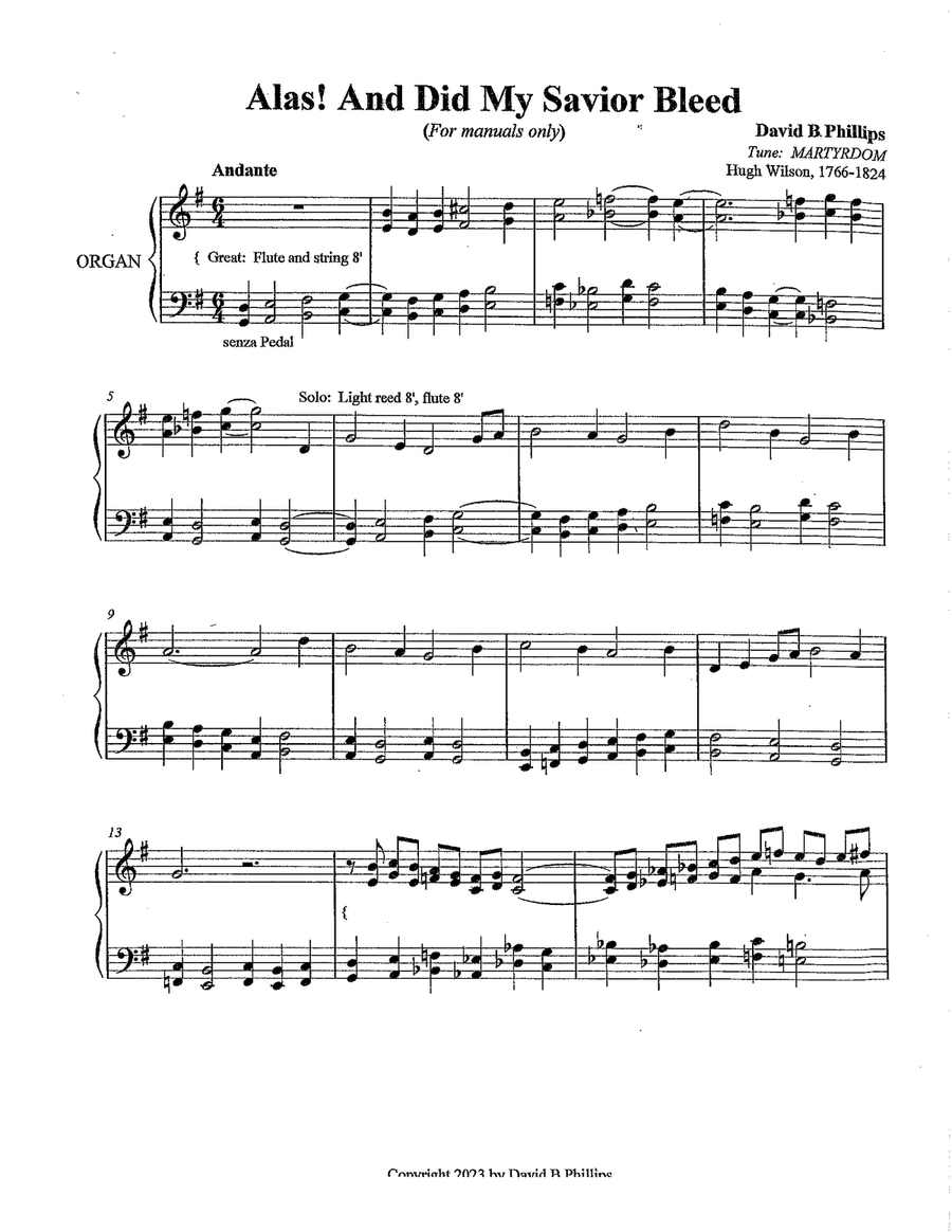 Three Preludes for Good Friday Organ Solo scores gallery preview page 1