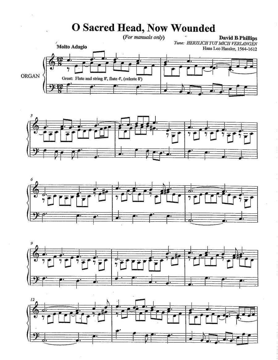 Three Preludes for Good Friday Organ Solo scores gallery preview page 4