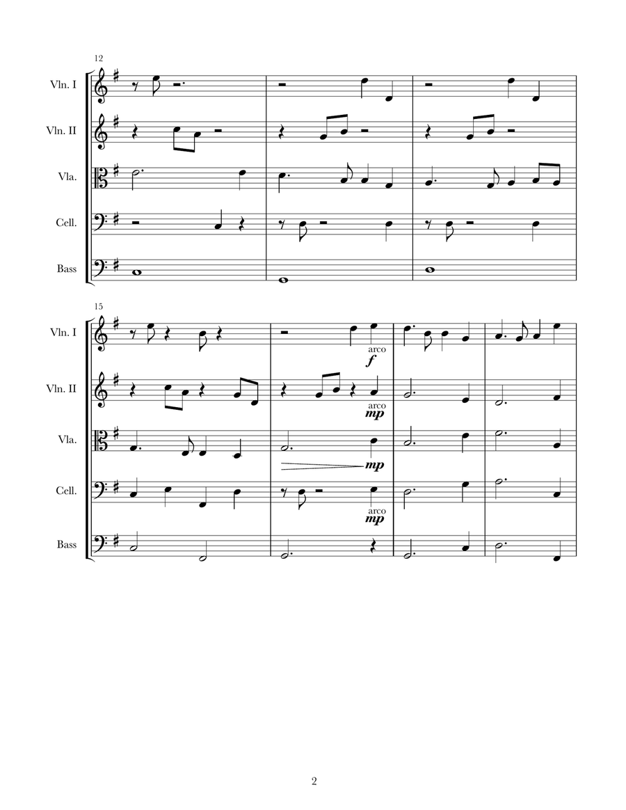 Auld Lang Syne String Orchestra scores gallery preview page 2