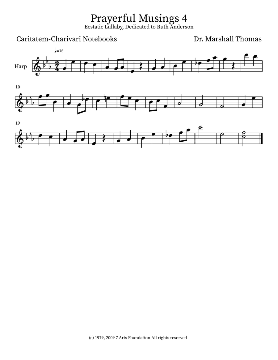 Prayerful Musings 4 Prayerful Musings 4 Small Ensemble scores gallery preview page 3