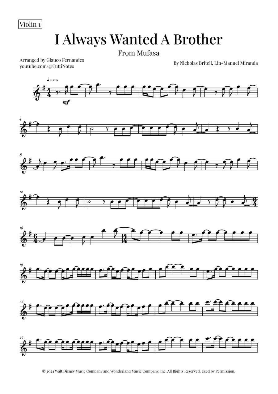 I Always Wanted A Brother String Quartet scores gallery preview page 4