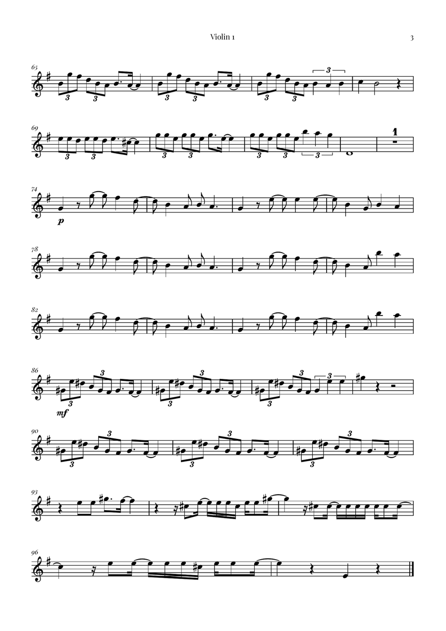I Always Wanted A Brother String Quartet scores gallery preview page 6