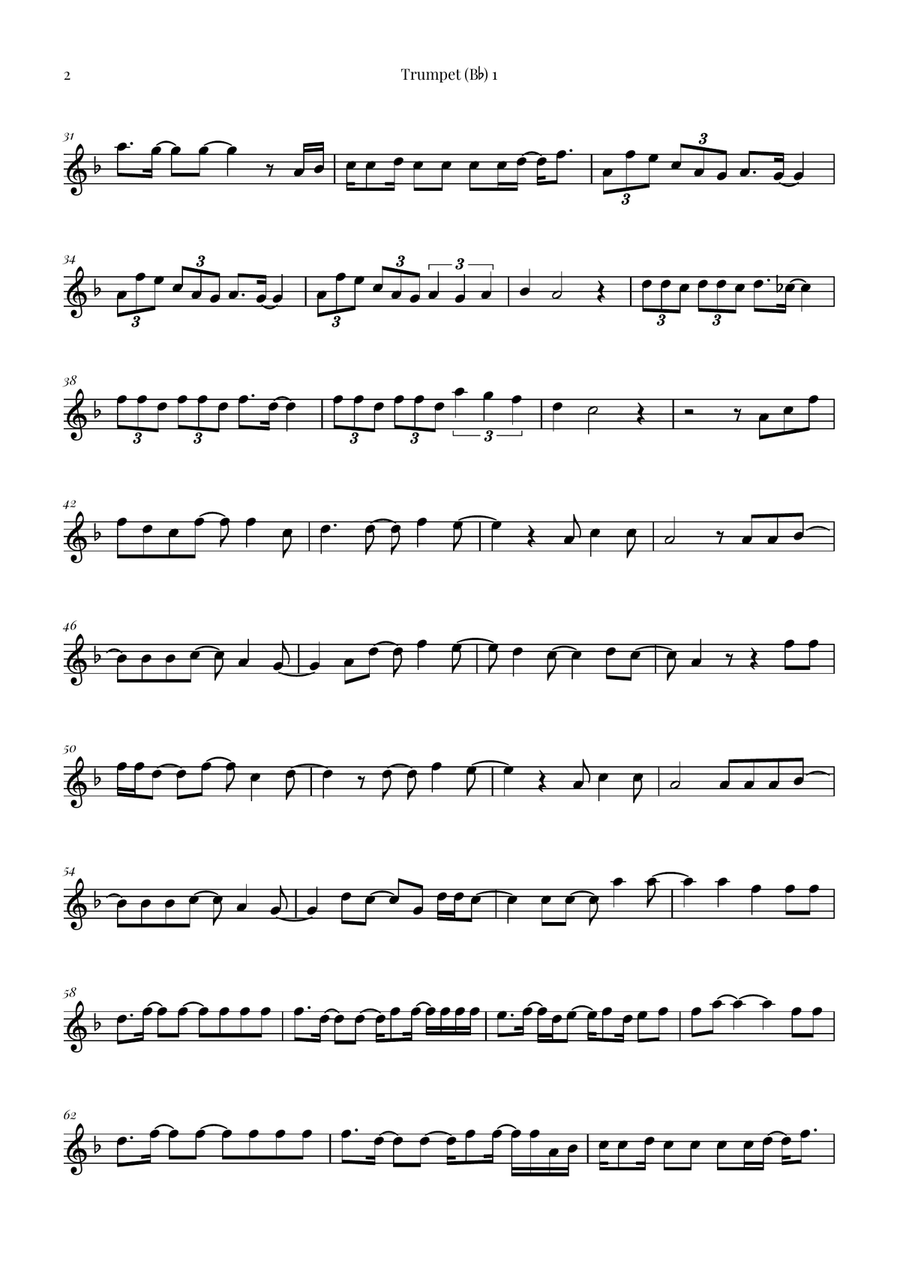 I Always Wanted A Brother Brass Quintet scores gallery preview page 6