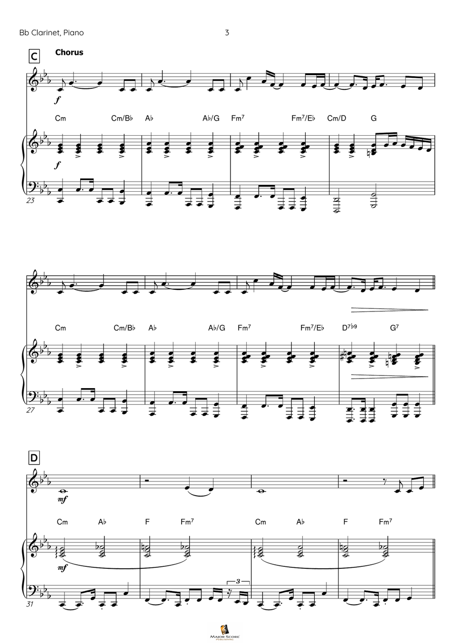 Skyfall B-Flat Clarinet scores gallery preview page 4