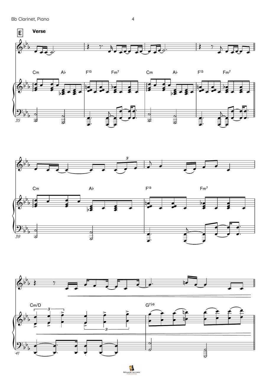 Skyfall B-Flat Clarinet scores gallery preview page 5