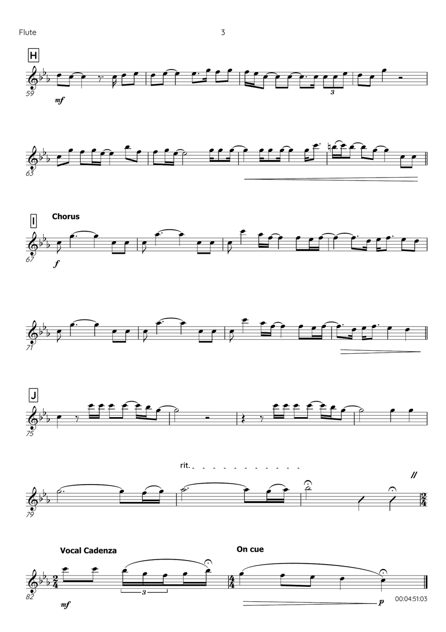 Skyfall Flute scores gallery preview page 4