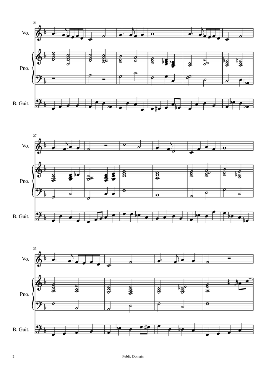 Pass Me Not (Jazz) Pass Me Not (Jazz) A Cappella scores gallery preview page 2