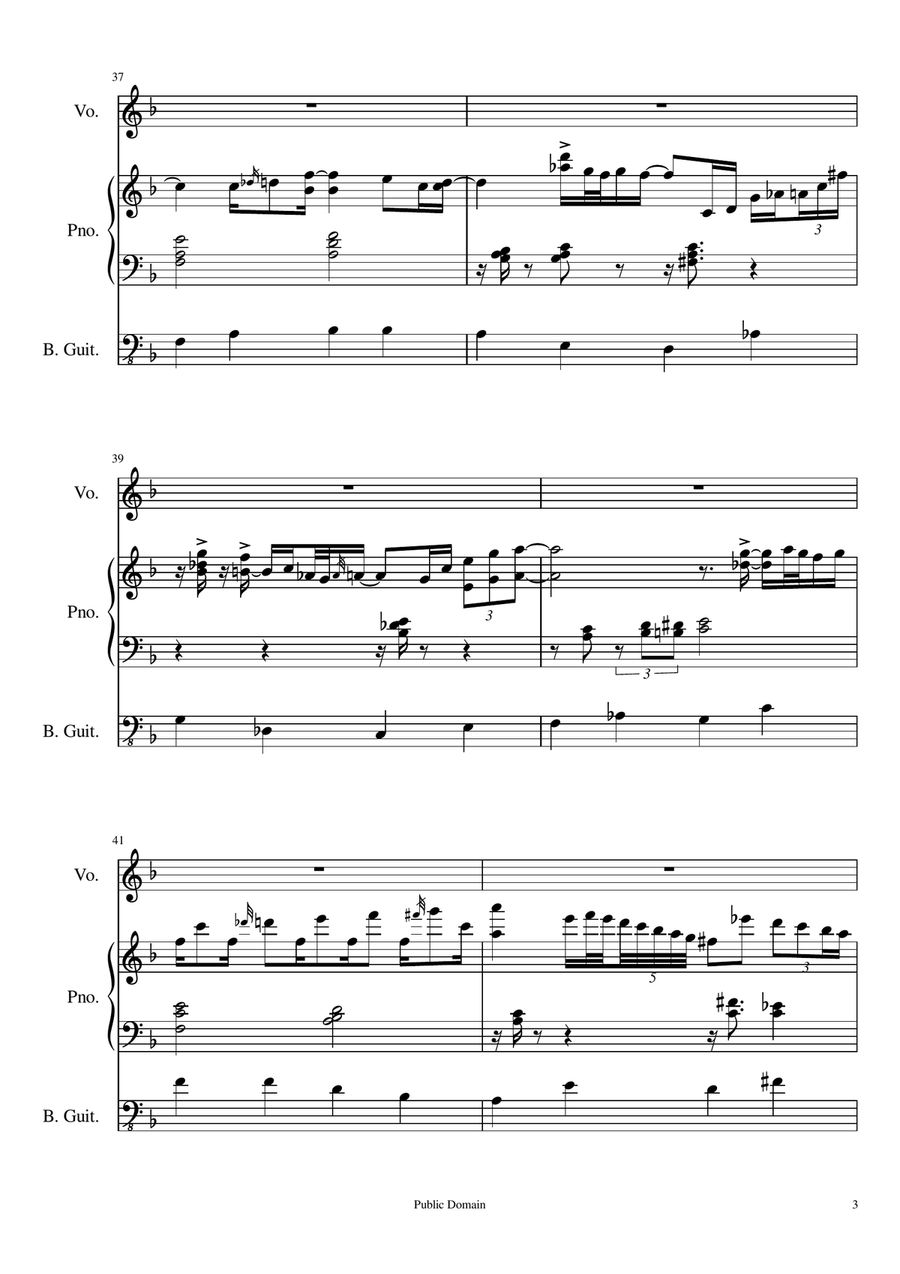 Pass Me Not (Jazz) Pass Me Not (Jazz) A Cappella scores gallery preview page 3