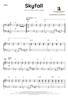 Skyfall Violin Solo scores gallery preview page 5