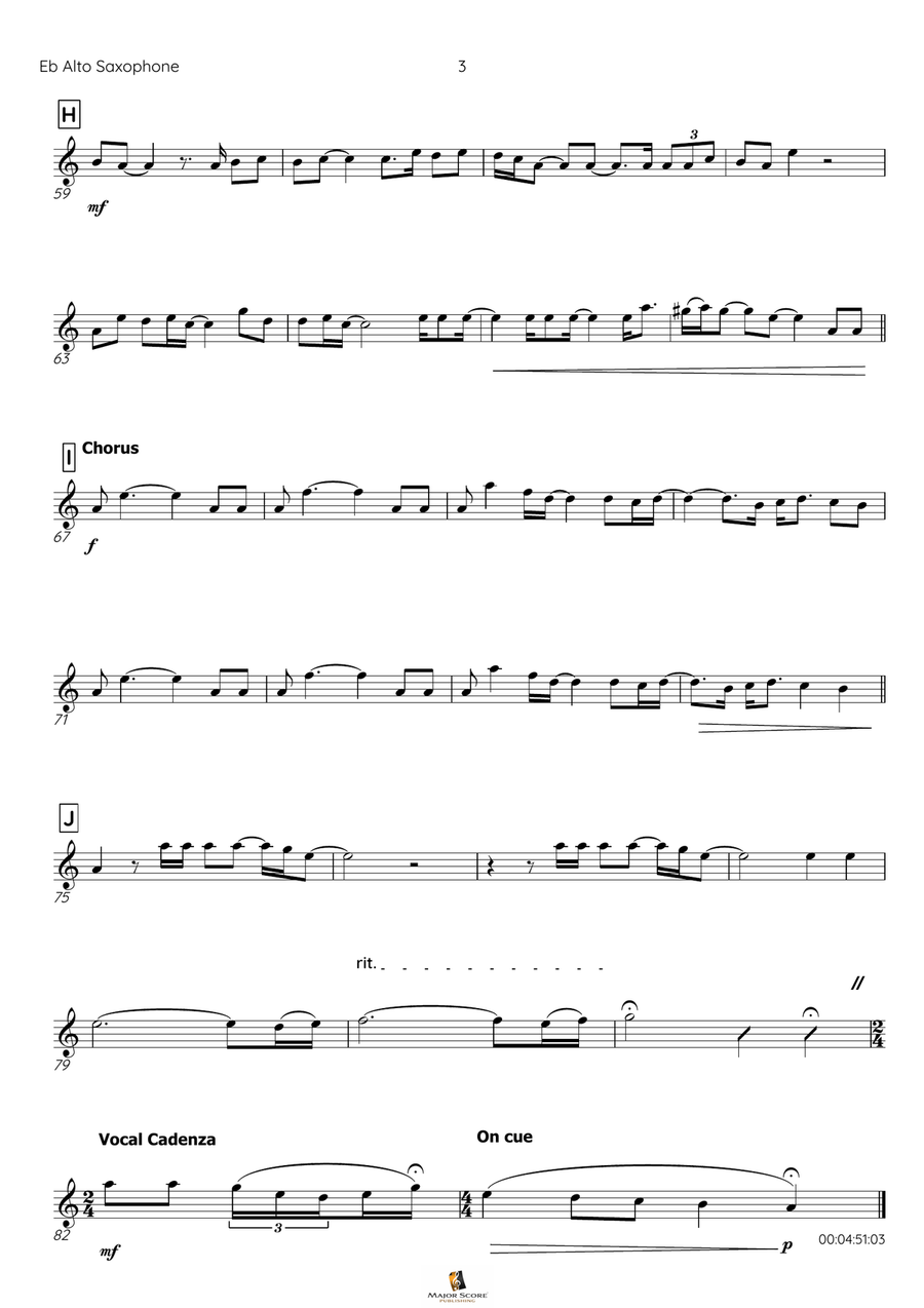 Skyfall Alto Saxophone scores gallery preview page 4