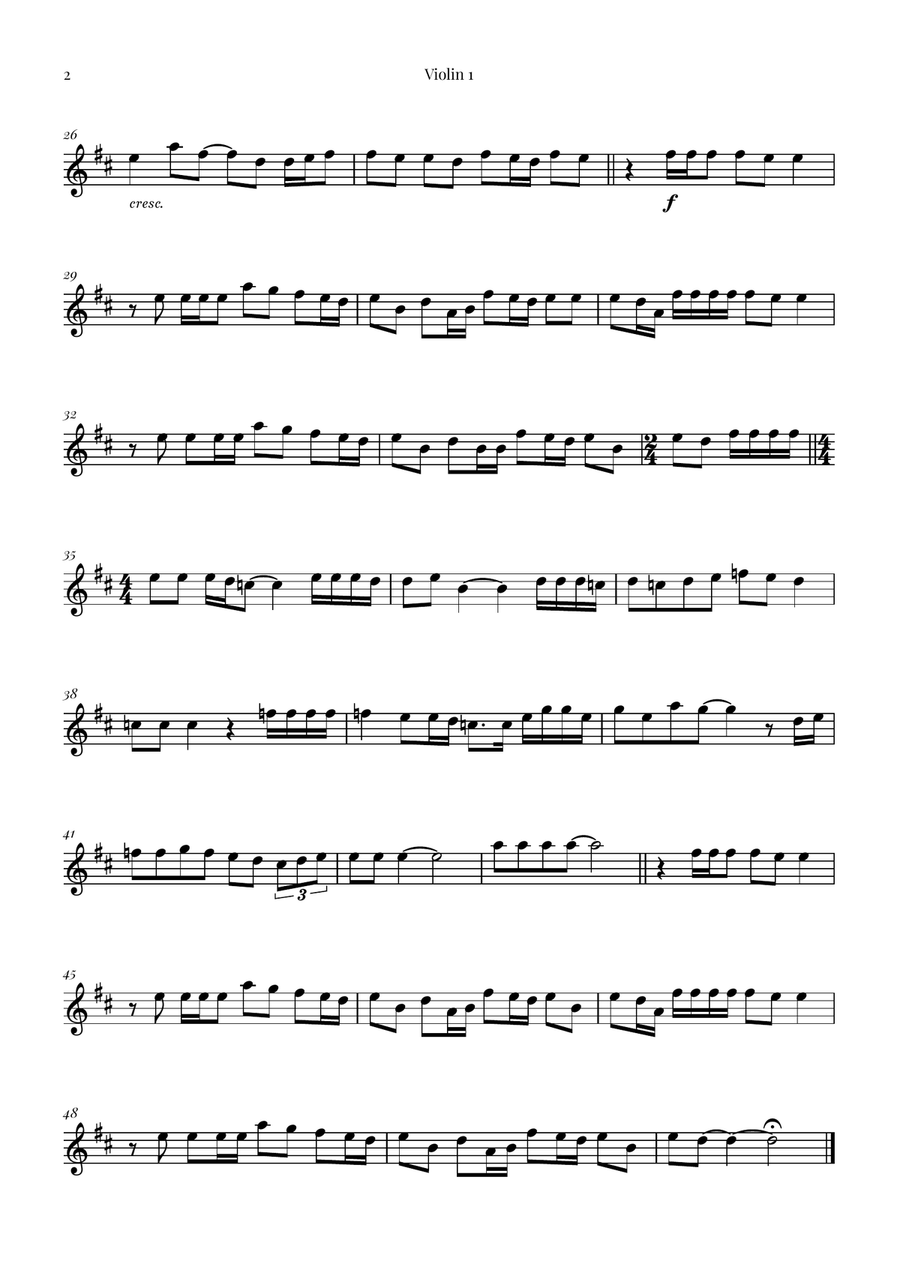 I Don't Want To Miss A Thing String Orchestra scores gallery preview page 5