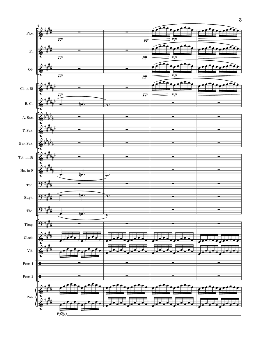 Golden Hour Golden Hour Concert Band scores gallery preview page 3
