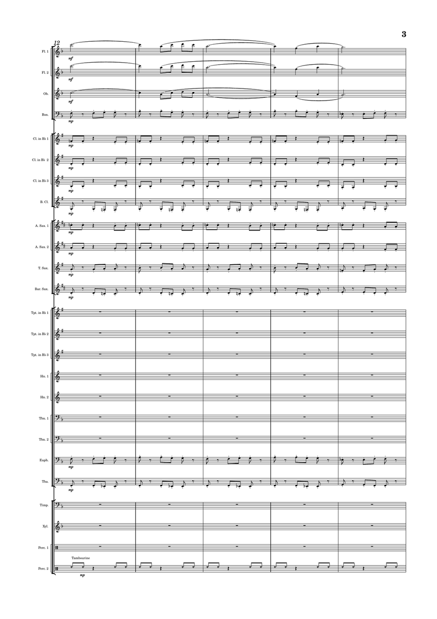 Kaansayan Sumuku Concert Band scores gallery preview page 4