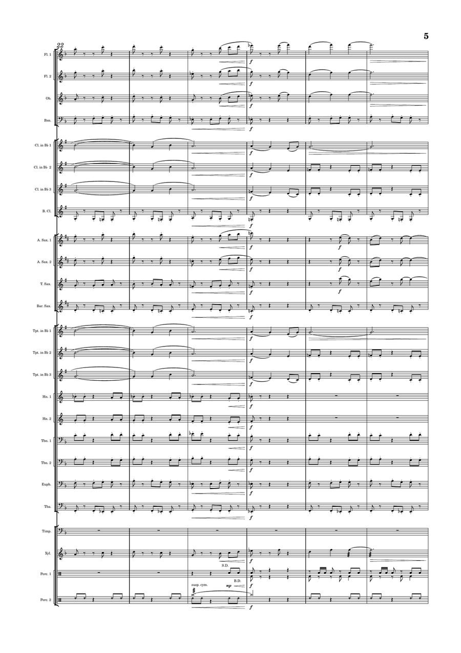 Kaansayan Sumuku Concert Band scores gallery preview page 6