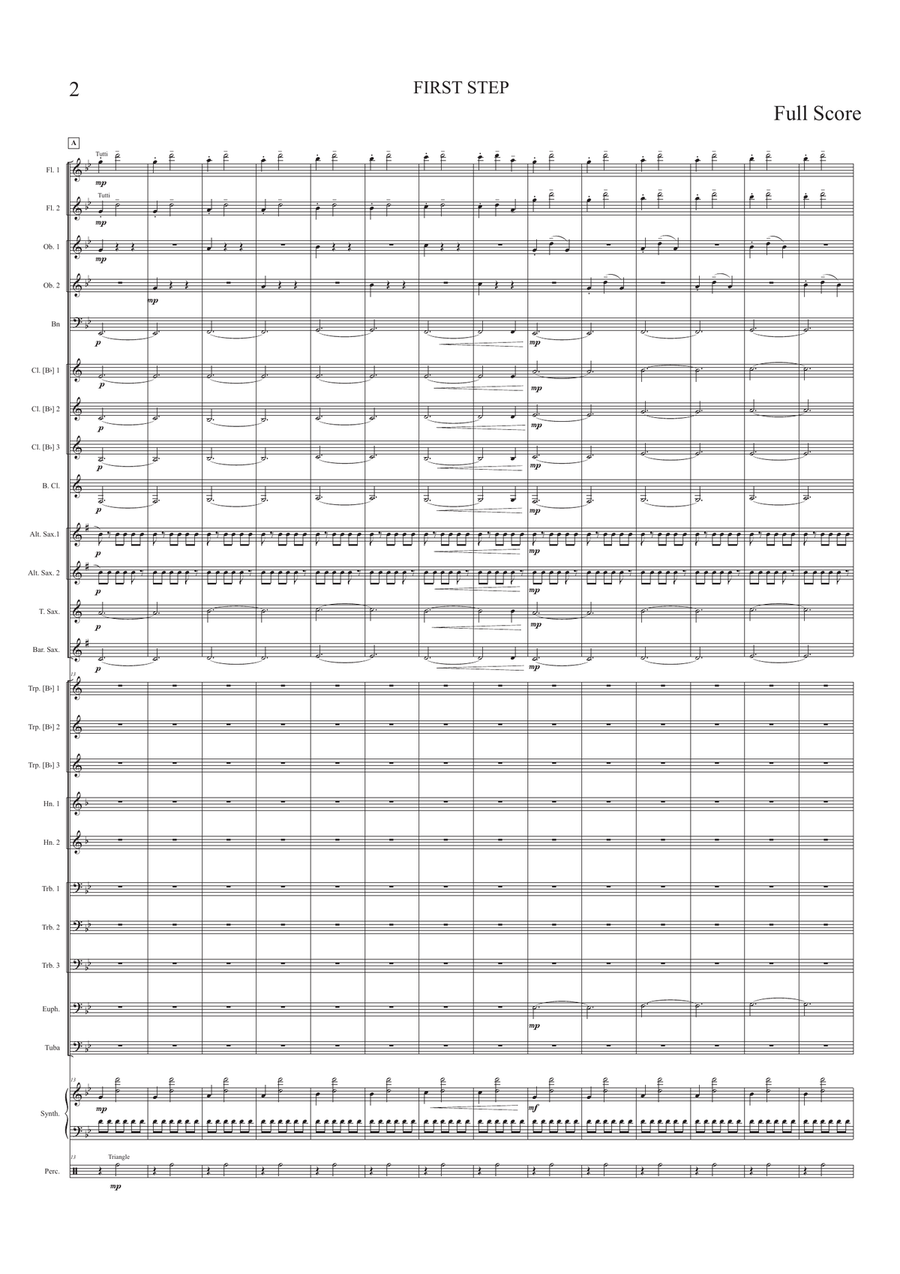First Step First Step Concert Band scores gallery preview page 2