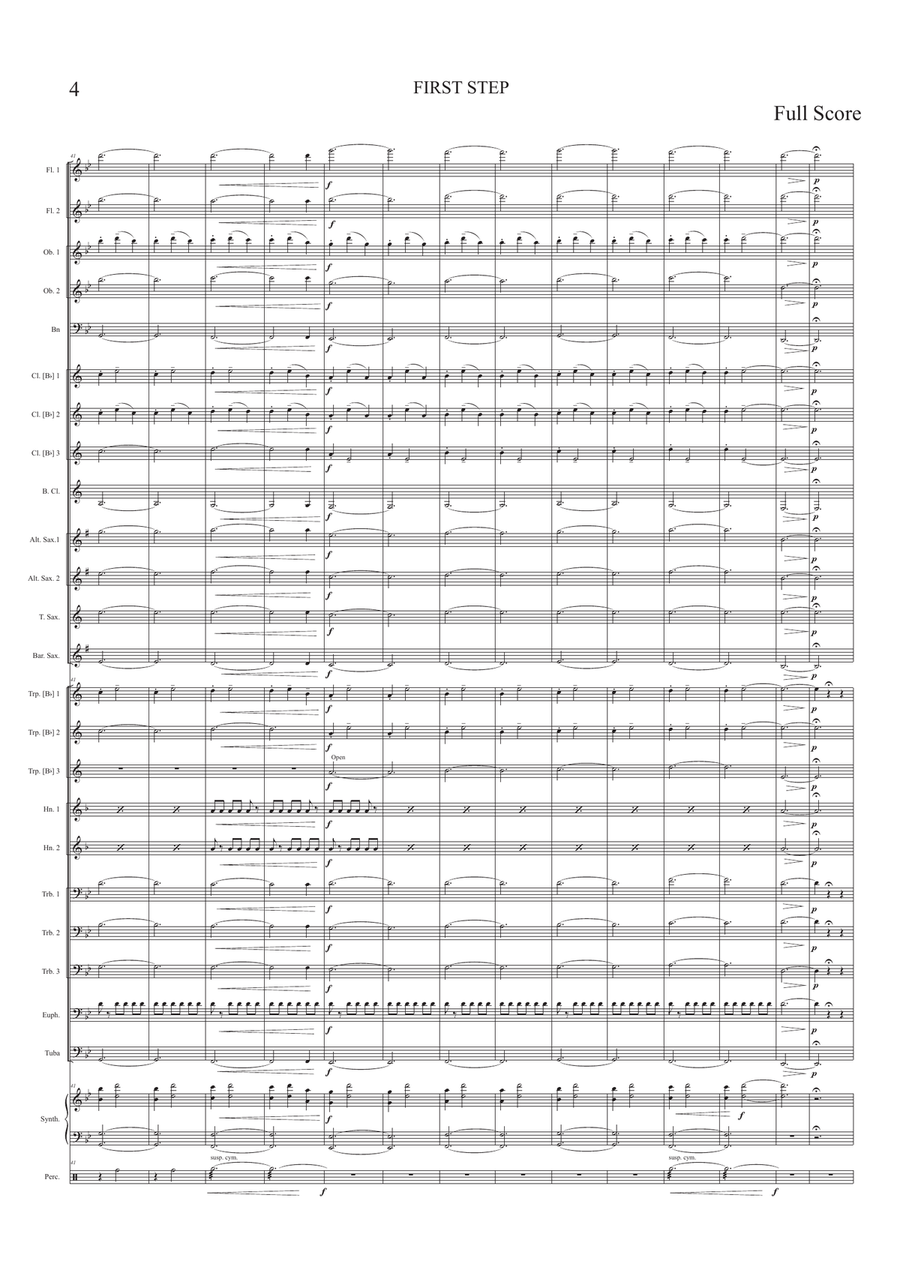 First Step First Step Concert Band scores gallery preview page 4