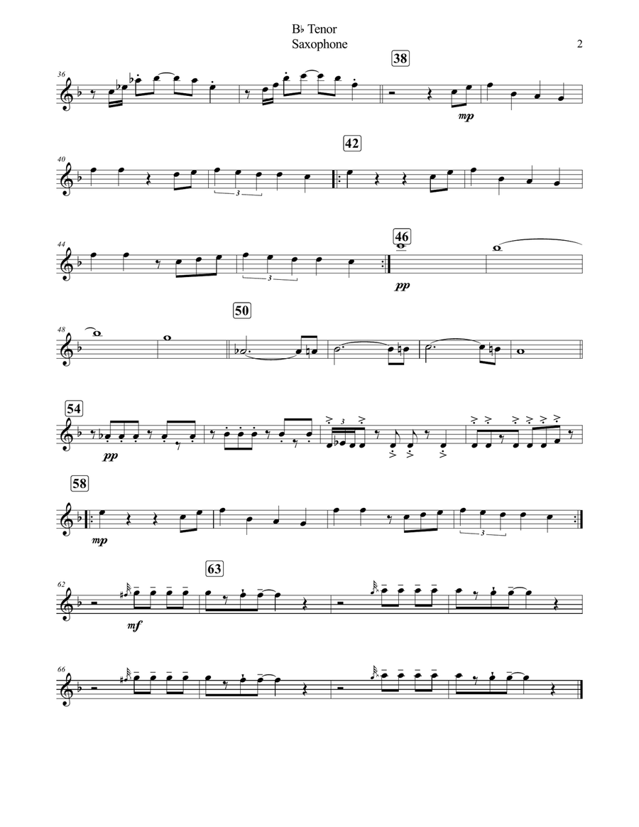 BACHATA EN FUCUOCA - Maderas B-Flat Clarinet scores gallery preview page 6
