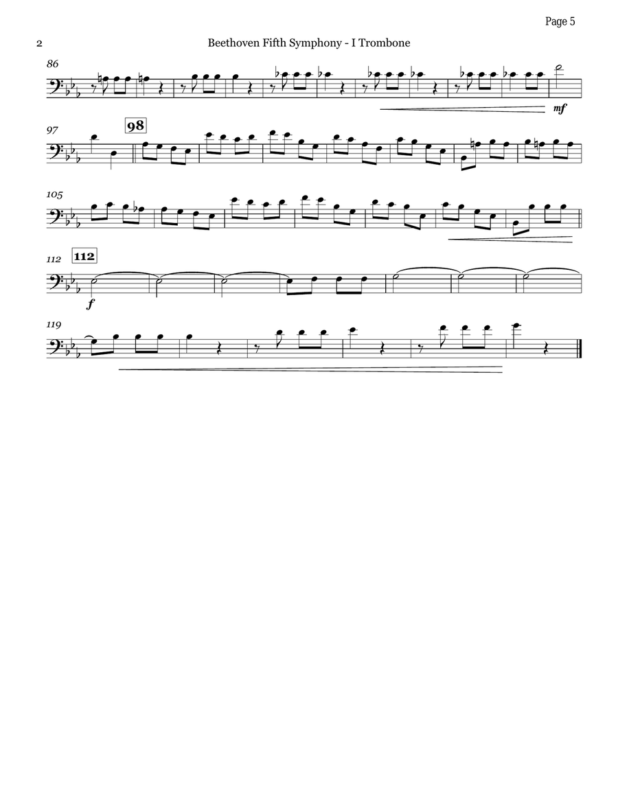 10 Trombone Quartets - Volume 6 Brass Quartet scores gallery preview page 5