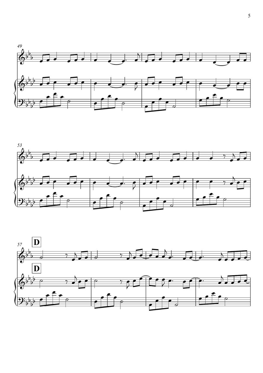 Read All About It, Part III Piano scores gallery preview page 5