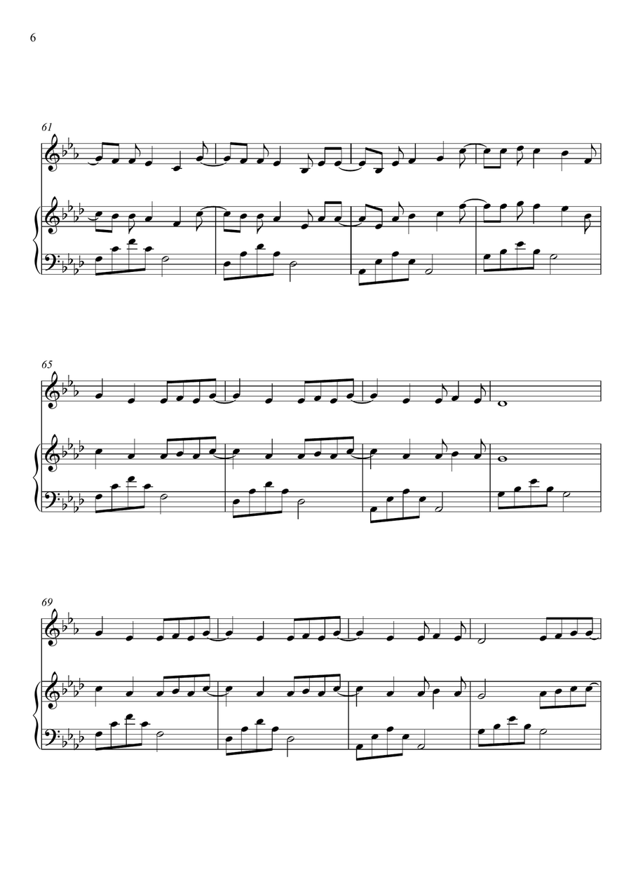 Read All About It, Part III Piano scores gallery preview page 6