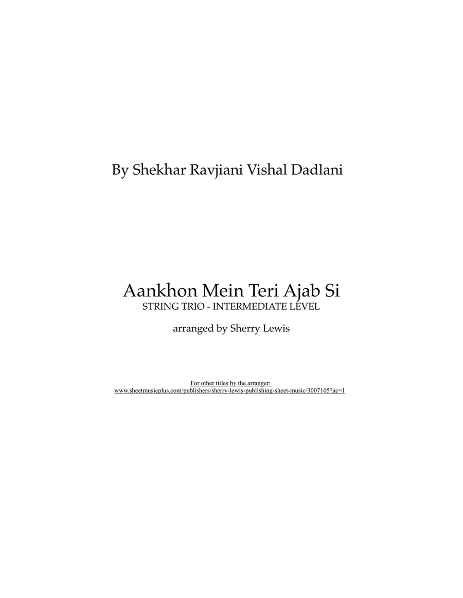 Ajab Si Ajab Si String Trio scores gallery preview page 2