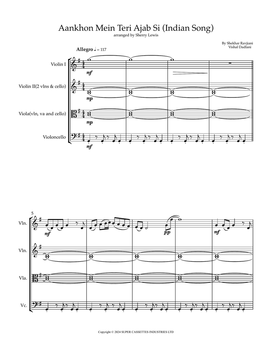 Ajab Si Ajab Si String Trio scores gallery preview page 3