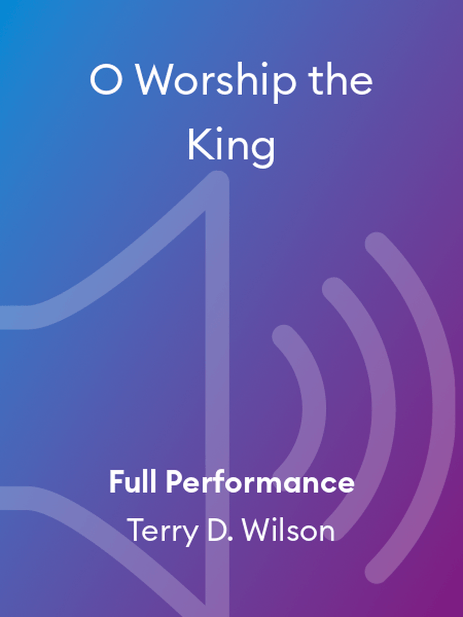 O Worship the King Piano Solo scores gallery preview page 1
