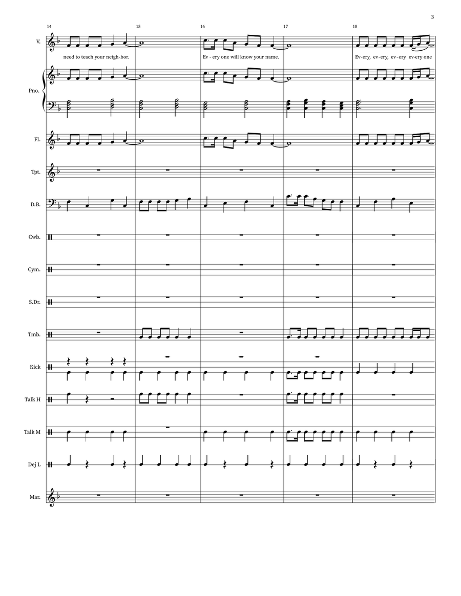 Everyone Will Know You SepToms Small Ensemble scores gallery preview page 3