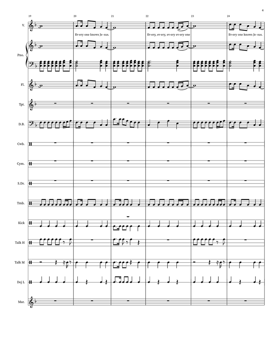Everyone Will Know You SepToms Small Ensemble scores gallery preview page 4