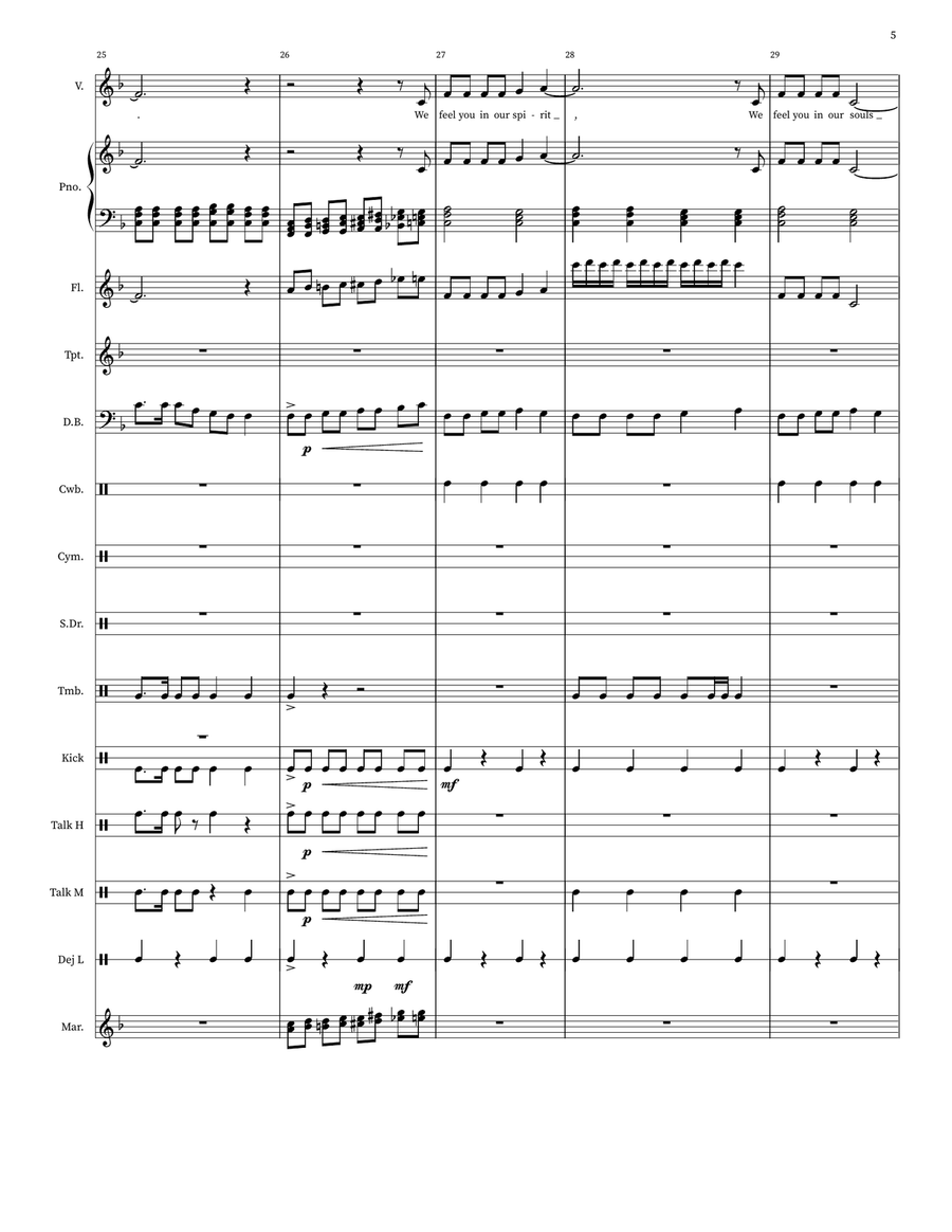 Everyone Will Know You SepToms Small Ensemble scores gallery preview page 5