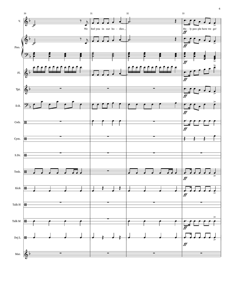 Everyone Will Know You SepToms Small Ensemble scores gallery preview page 6