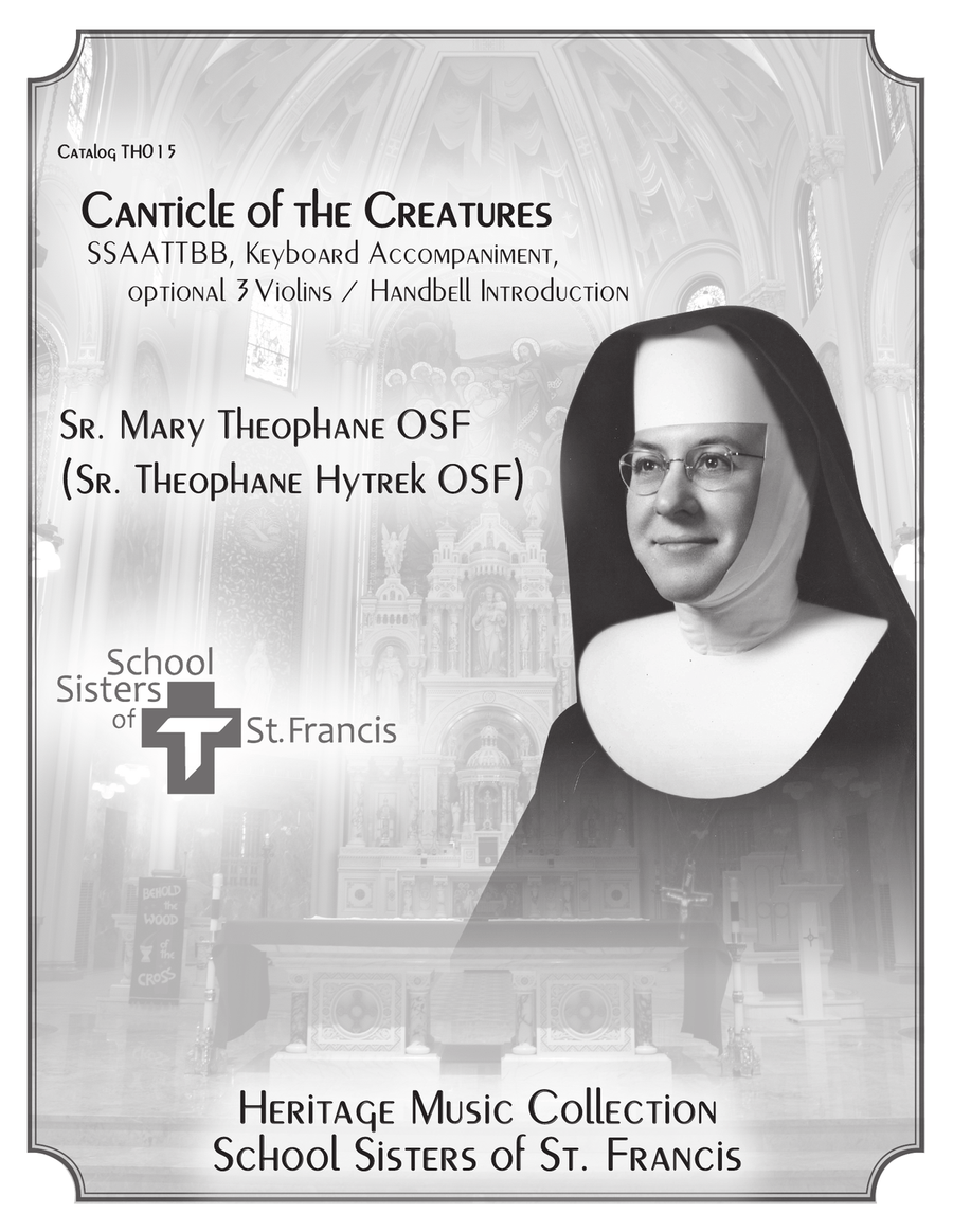 Canticle of the Creatures SSAATTBB Divisi scores gallery preview page 1