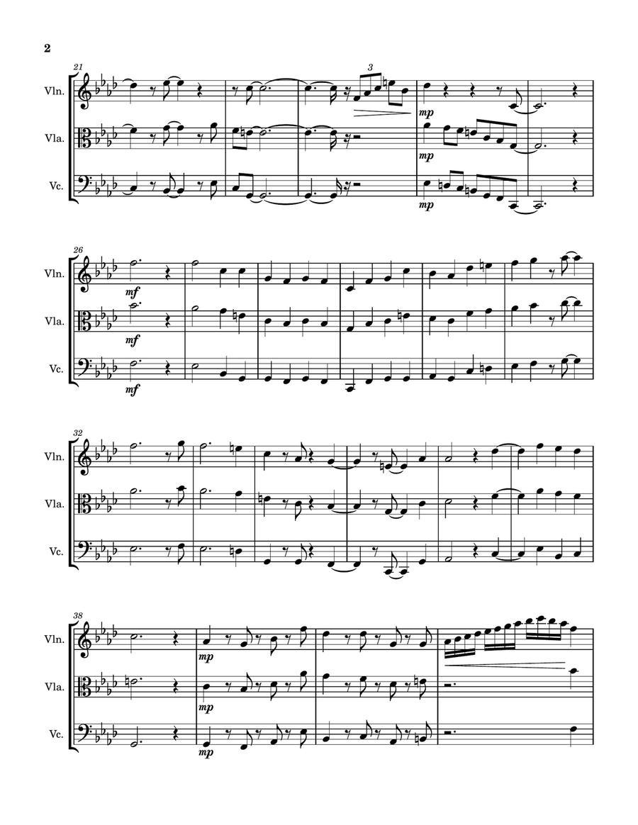 ZB6 - Score Only ZB6 - Score Only String Trio scores gallery preview page 2