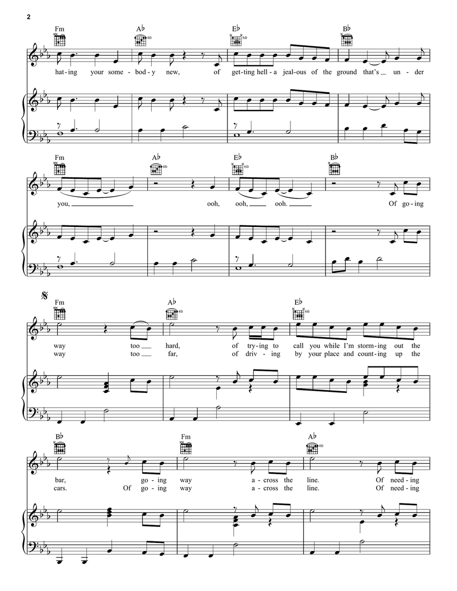 Guilty Guilty Piano, Vocal, Guitar scores gallery preview page 2