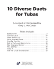 10 Diverse Duets for Tuba