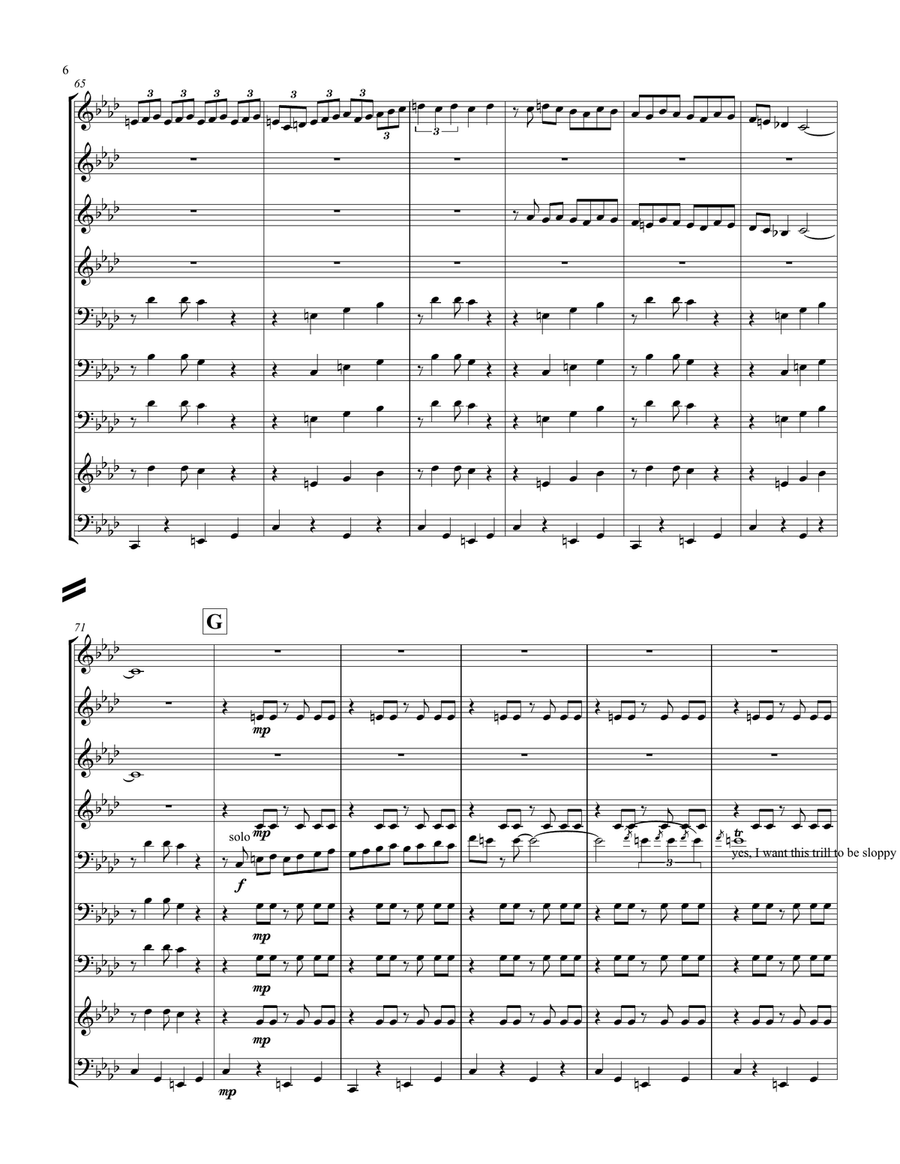 Mesecina Brass Ensemble scores gallery preview page 6