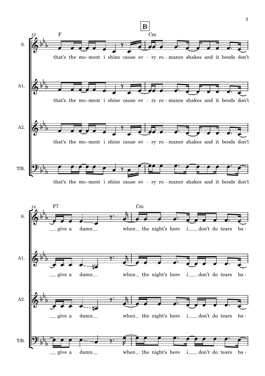 Dance The Night 3-Part scores gallery preview page 3