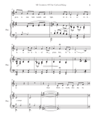 All Creatures of Our God and King ( low voice ) Medium Voice scores gallery preview page 5