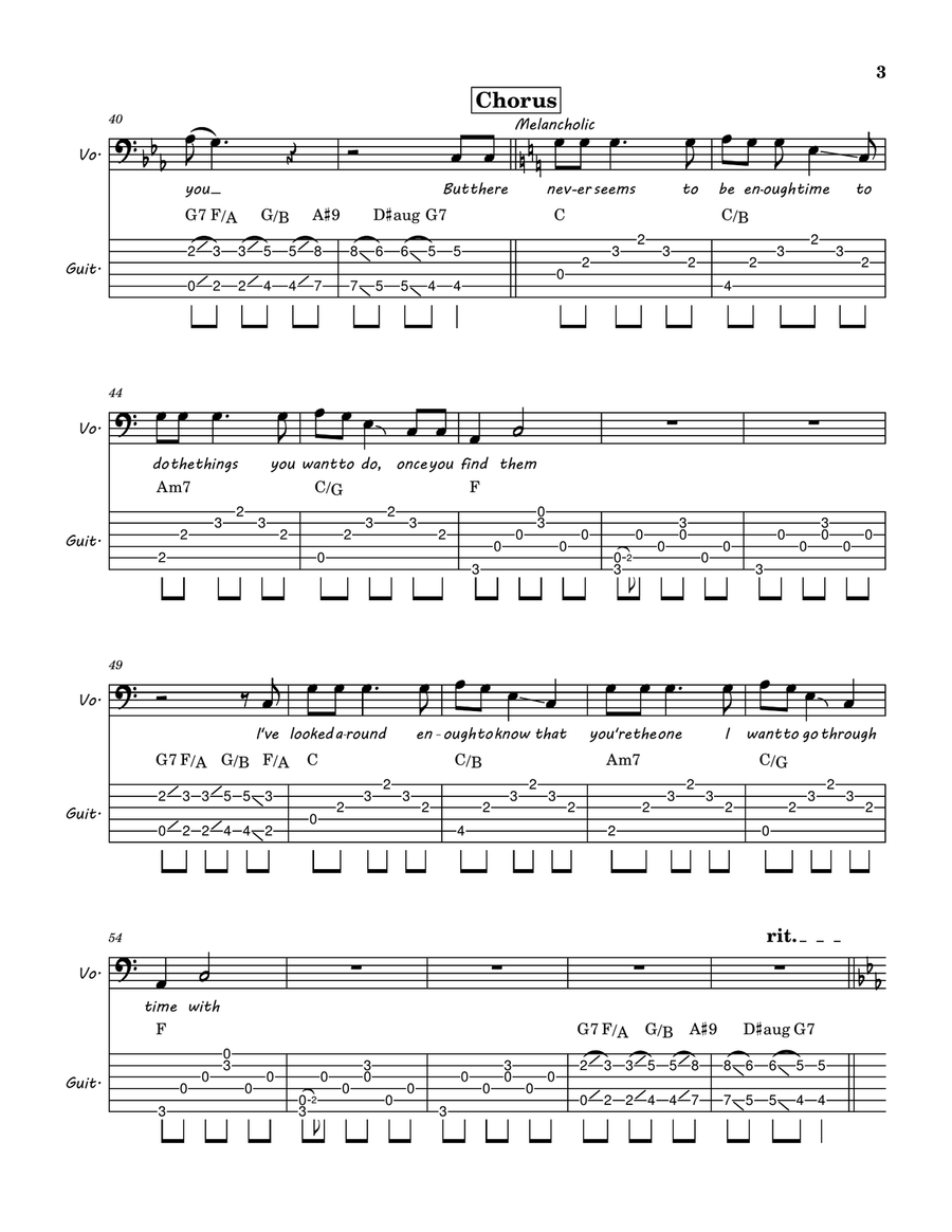 Time In A Bottle Time In A Bottle Acoustic Guitar scores gallery preview page 3